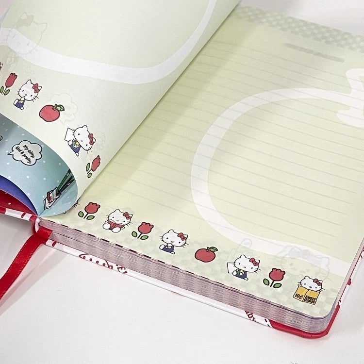 Hello Kitty Planner, High-Quality Aesthetic Student Notebook, Cute Girly Hardcover With Colored Pages For Studying And Journaling - Image 3